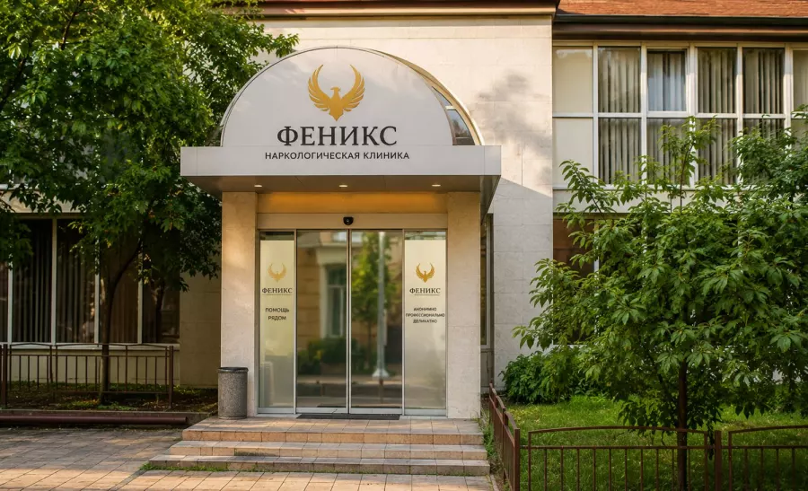 Вход в наркологическую клинику «Феникс» в Галиче